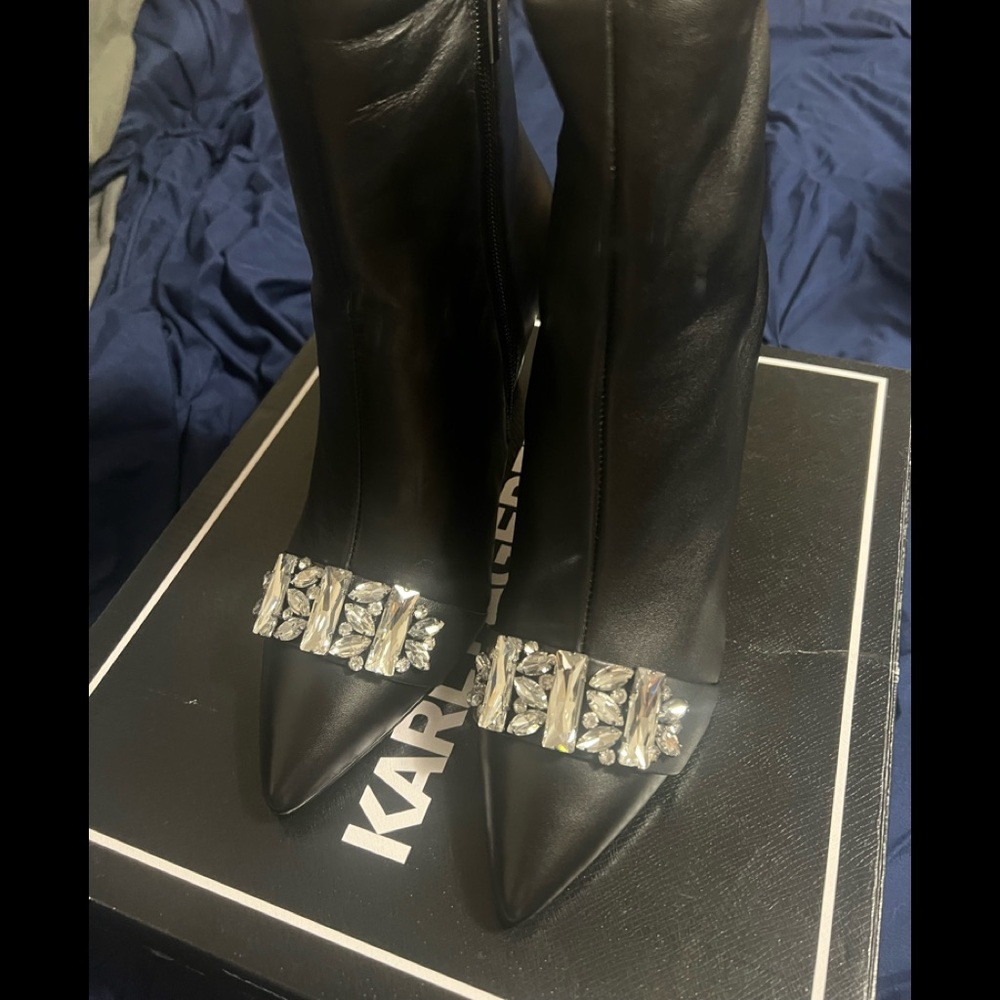 Brand NEW Karl Lagerfeld ankle boots.